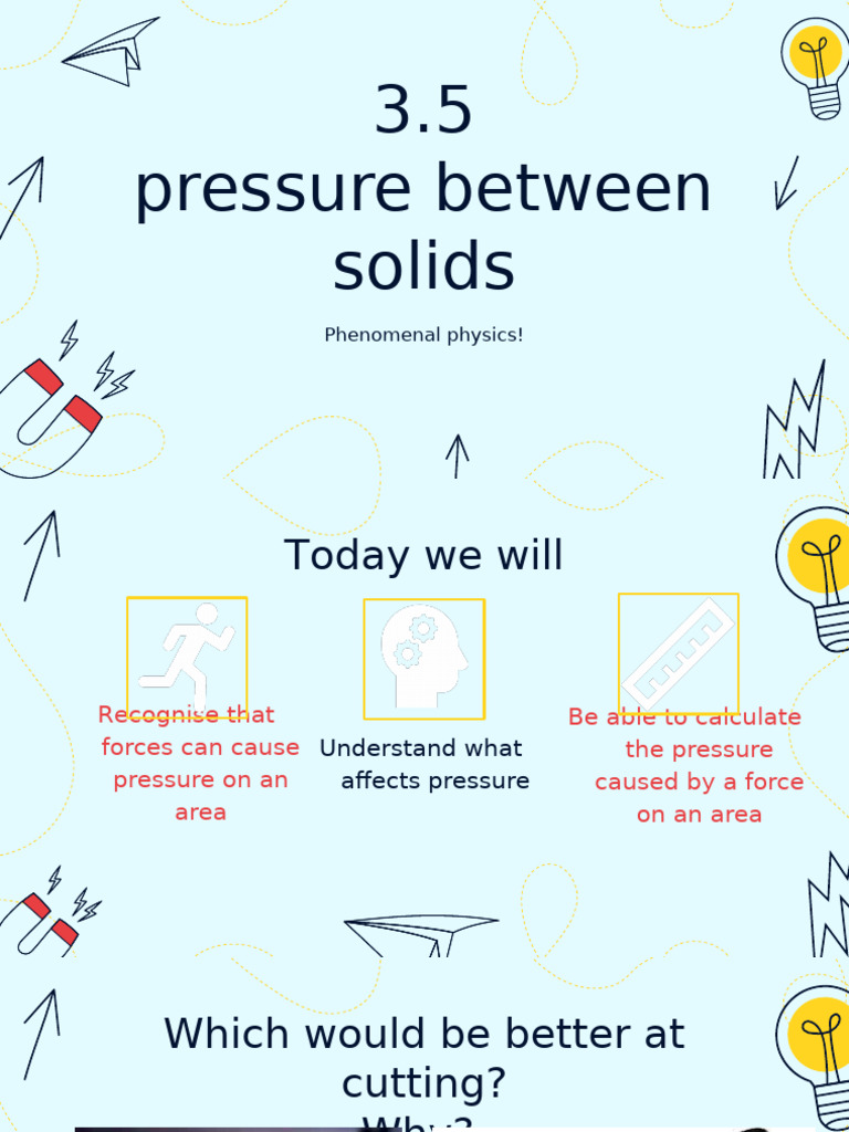 3.5 Pressure Between Solids | PDF