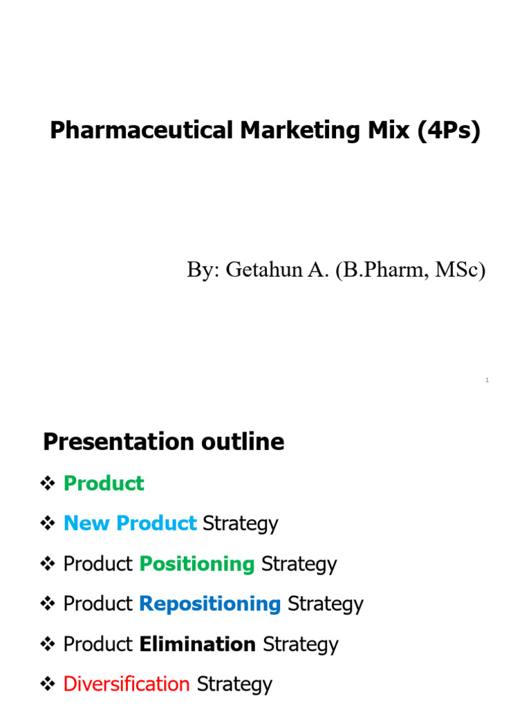 Pharma Marketing Mix Strategies | PDF | Marketing | Product (Business)