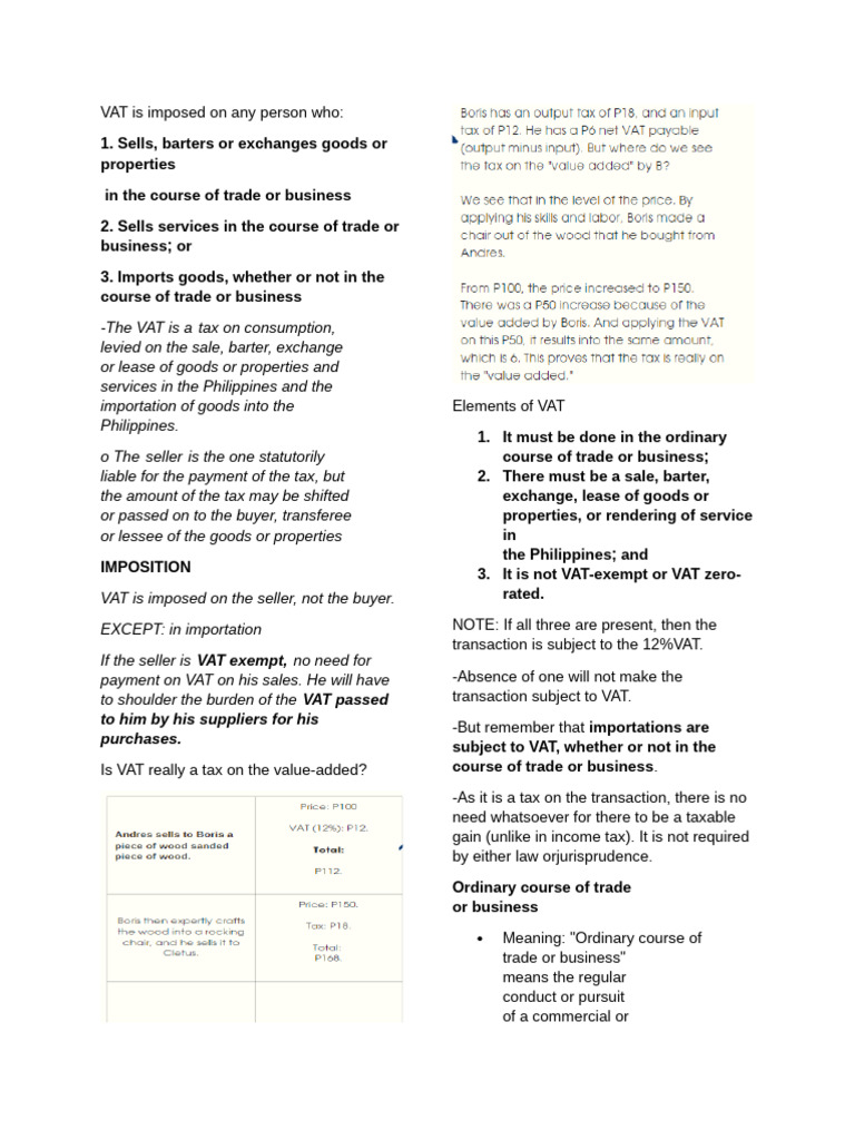 Understanding VAT in the Philippines | PDF | Value Added Tax | Taxes