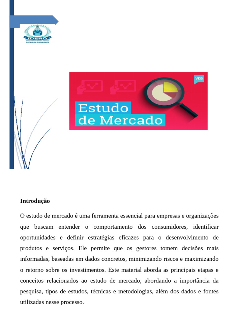 Importância do Estudo de Mercado 2025 | PDF | Marketing | Mercado ...