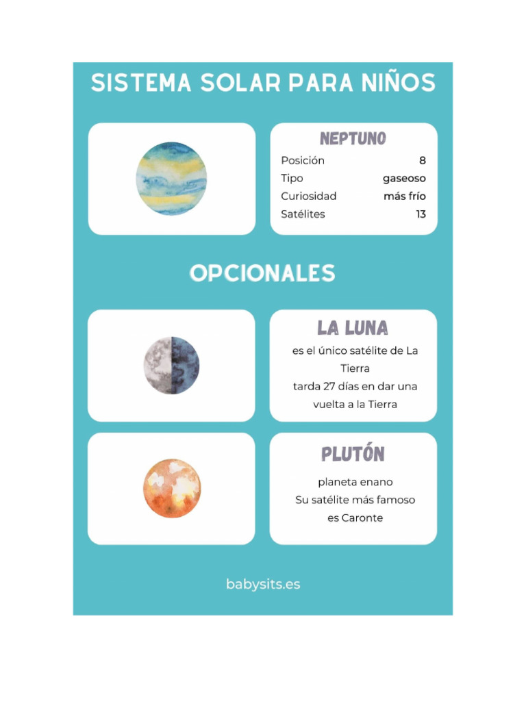 Qué Es El Sistema Solar | PDF | Planetas | Sistema solar