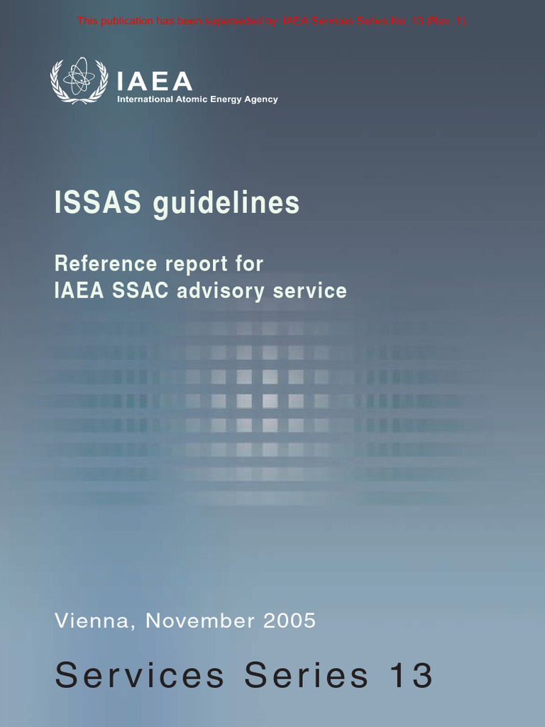ISSAS Guidelines Svs - 013 - Web | PDF | International Atomic Energy ...