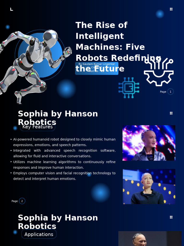 The Rise of Intelligent Machines Five Robots Redefining The Future ...