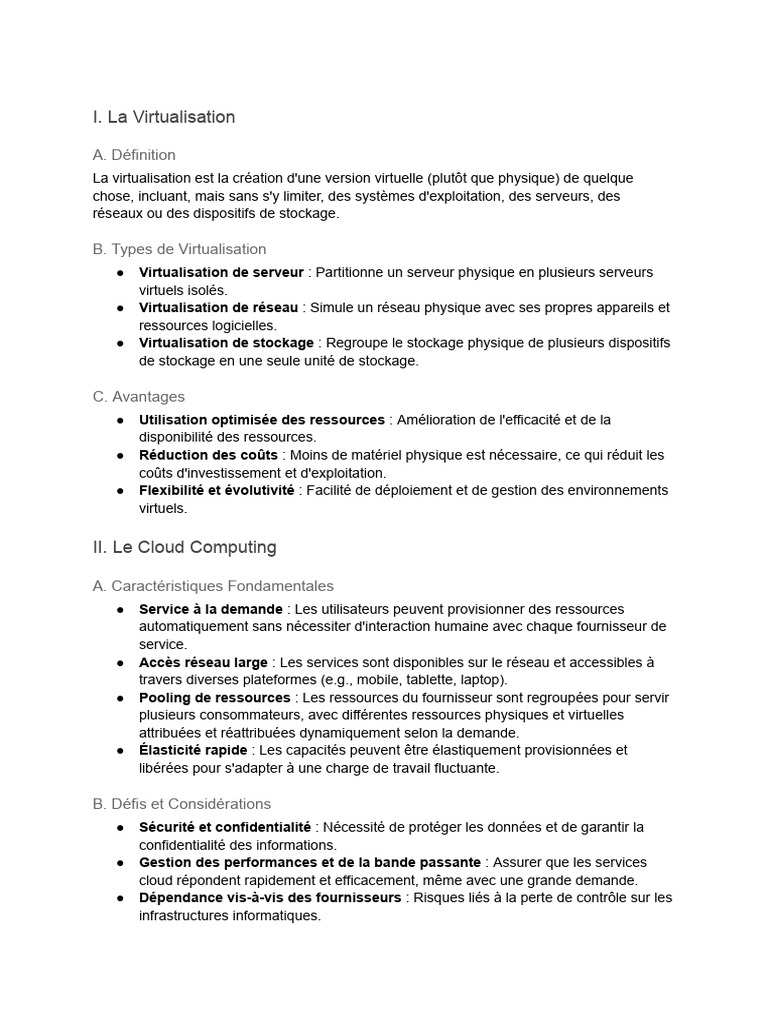 Virtualisation et Cloud Computing Sécurisés | PDF | Cloud computing ...