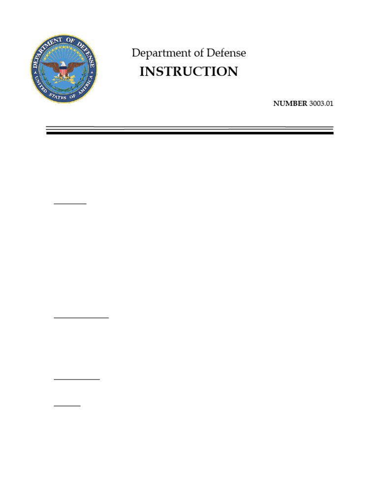 DoD Civil Search and Rescue Policy | PDF | Search And Rescue | United ...