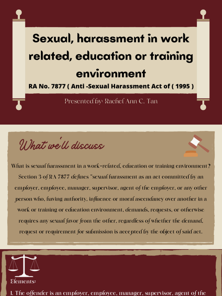 Understanding Sexual Harassment in Work Environments | PDF | Sexual ...