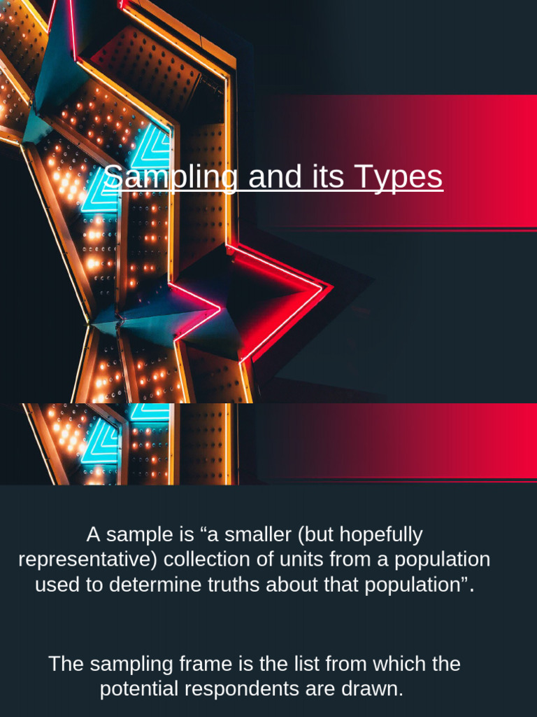 Overview of Sampling Techniques | PDF | Sampling (Statistics ...