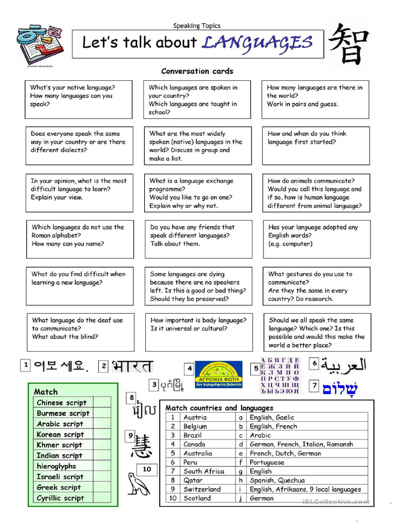 Let's Talk About Languages | PDF