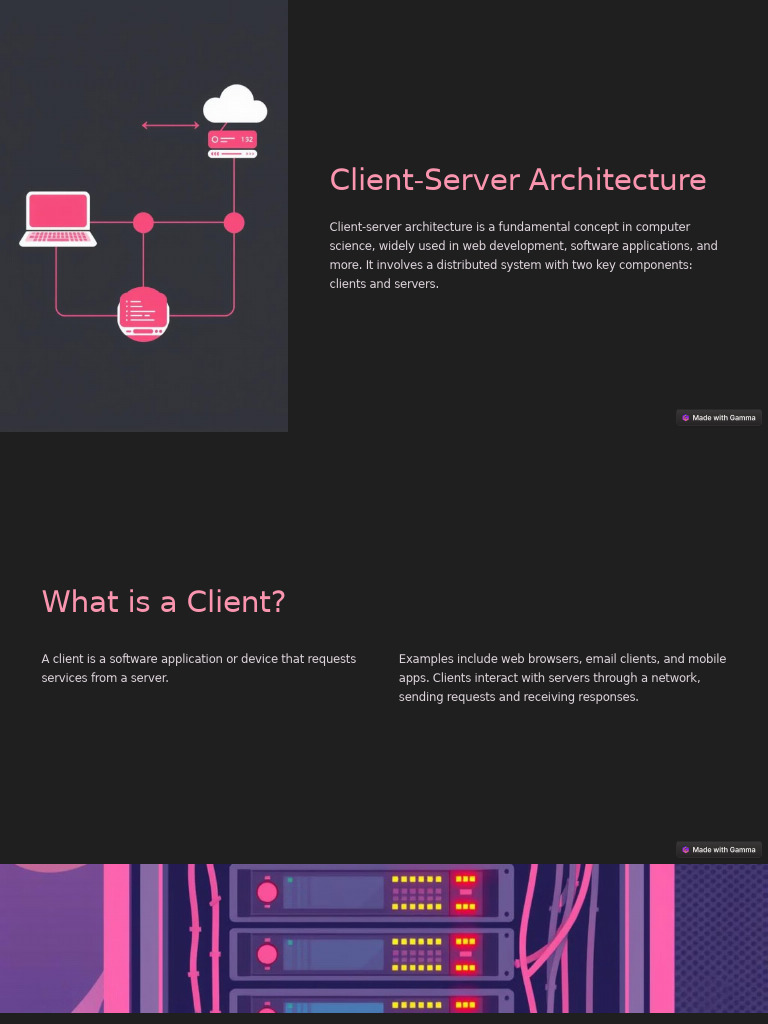 Client Server Architecture | PDF | Client–Server Model | Networking