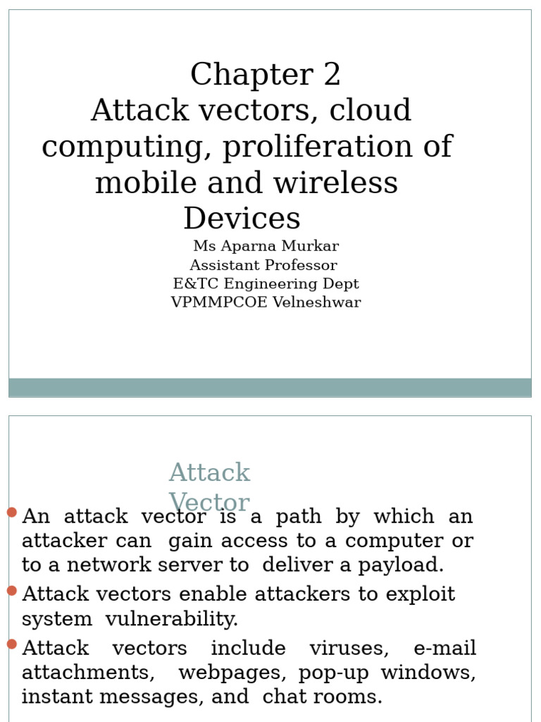 Cloud Attack Vectors and Risks | PDF | Malware | Security