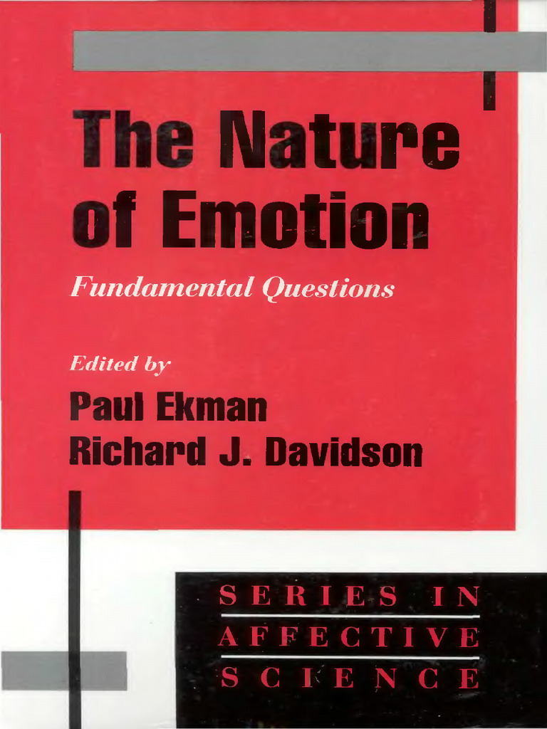 The Nature of Emotion Fundamental Questions (Paul Ekman, Richard J. Davidson) (Z-Library) | PDF