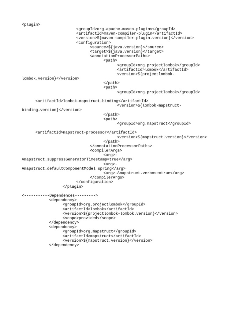 Plugin Lombok MapStruct | PDF