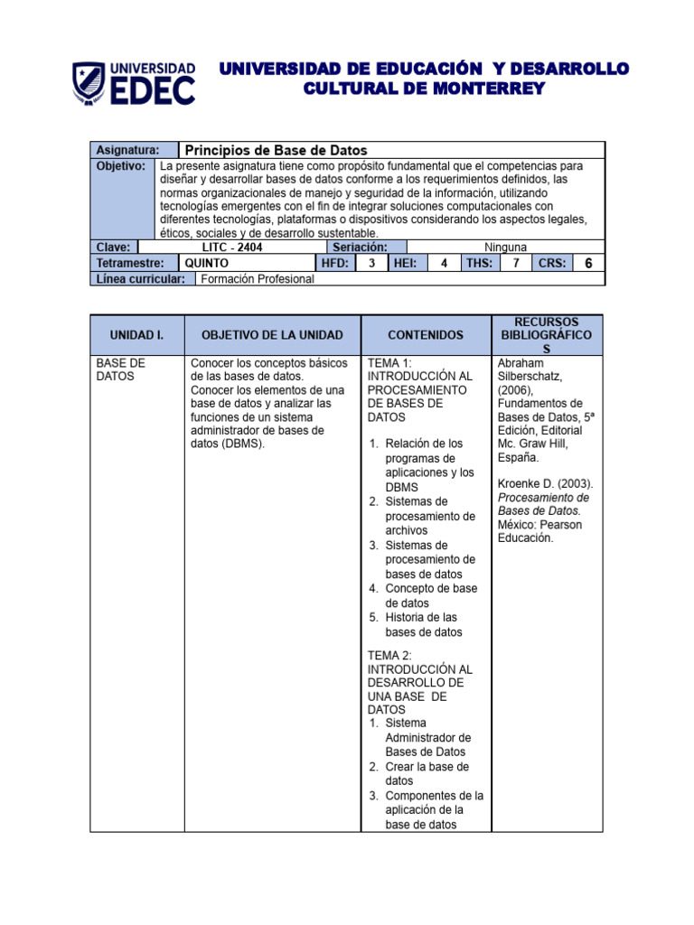 Curso de Bases de Datos Avanzado | PDF | Bases de datos | SQL