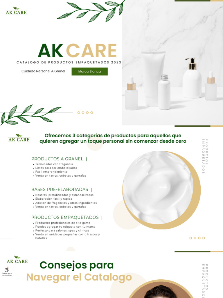 Catálogo de Productos AK Care 2023 | PDF | Productos cosméticos ...