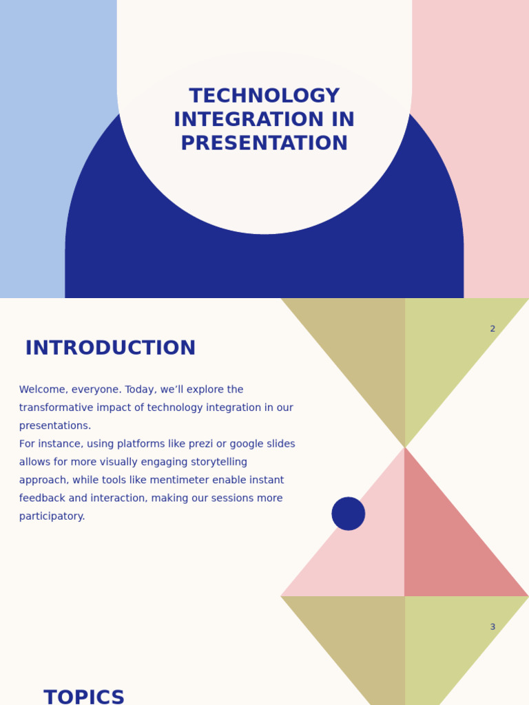 Technology Integration in Presentation | PDF