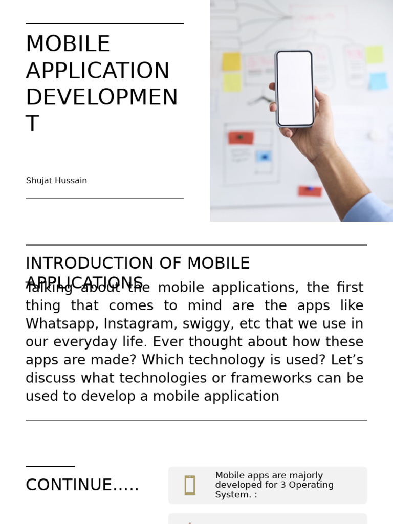 Mobile App Development Technologies | PDF | Mobile App | Cross Platform ...