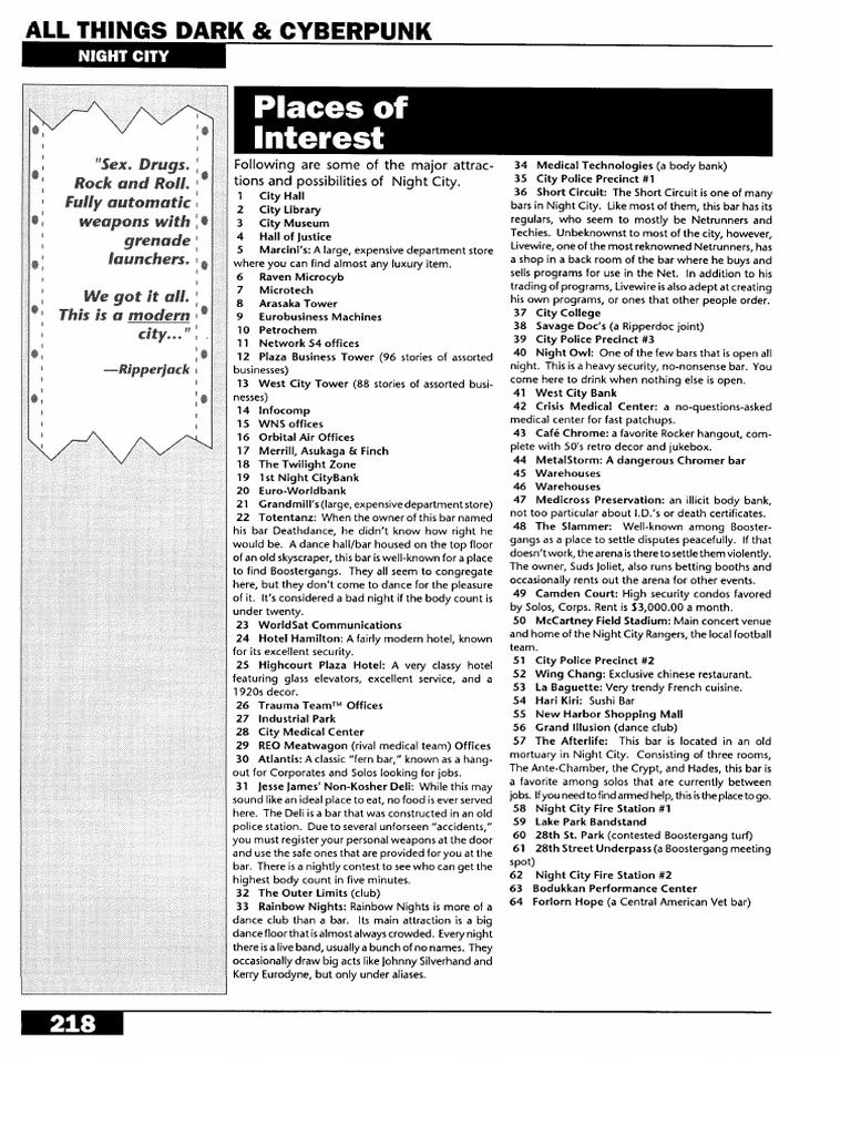 FRP City Map Places | PDF
