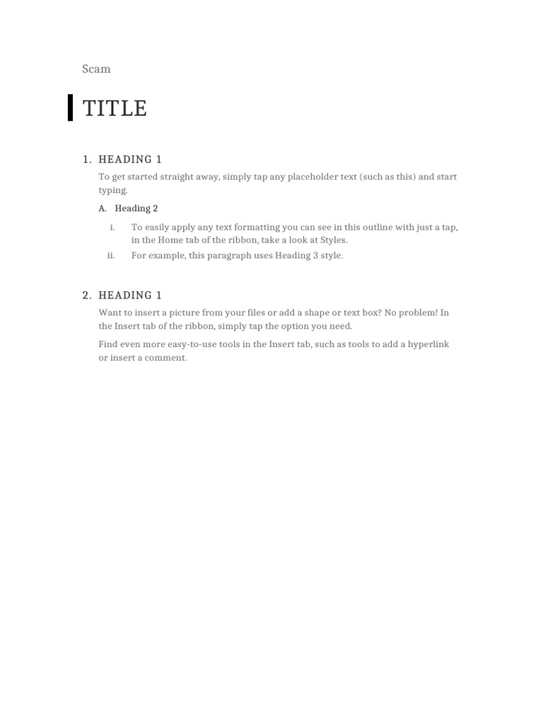 Easy Document Formatting Guide | PDF