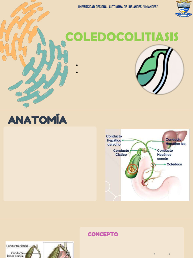 Coledocolitiasis: Diagnóstico y Tratamiento | PDF | Bilis ...