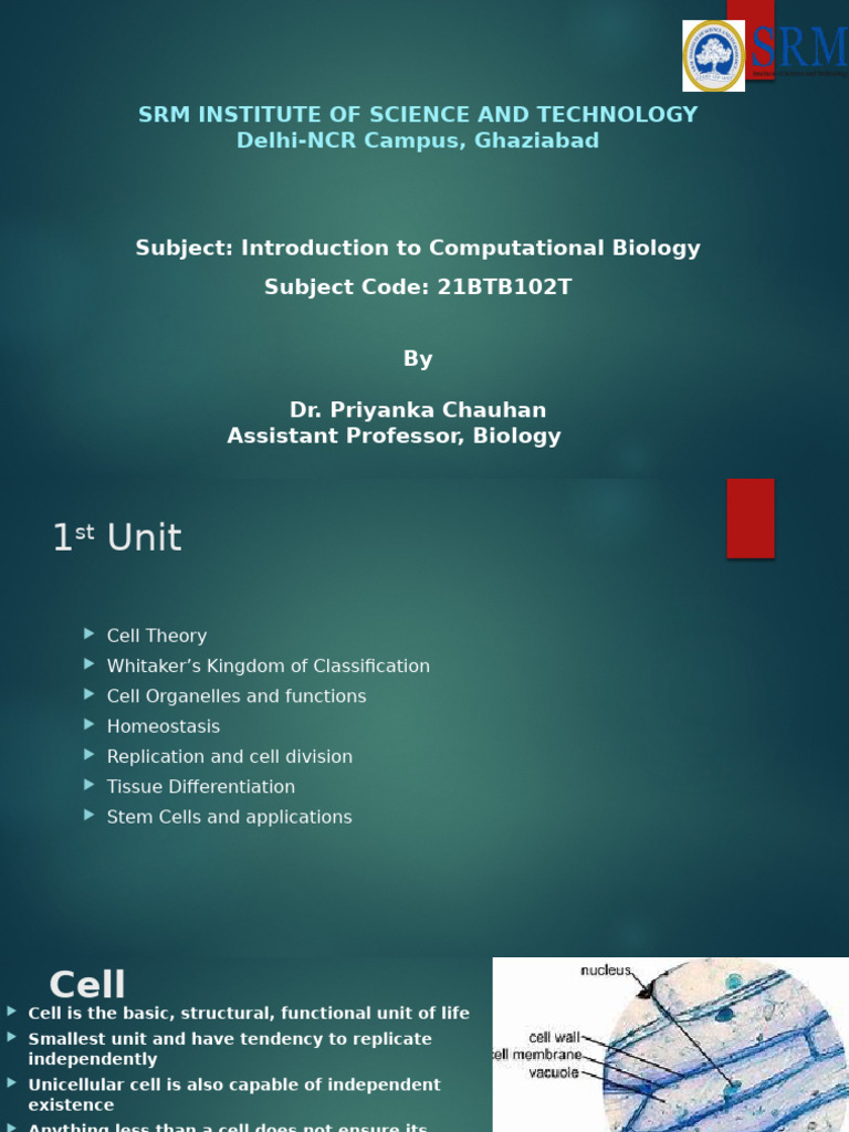 Introduction to Cell Theory and Biology | PDF | Cell (Biology) | Cell ...
