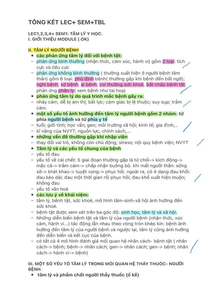 Tổng Kết Lec+ Sem+tbl1 | PDF