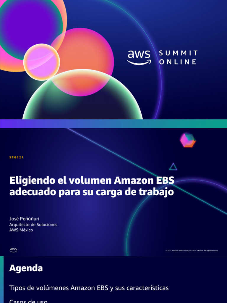 Eligiendo El Volumen Amazon EBS Adecuado para Su Carga de Trabajo ...