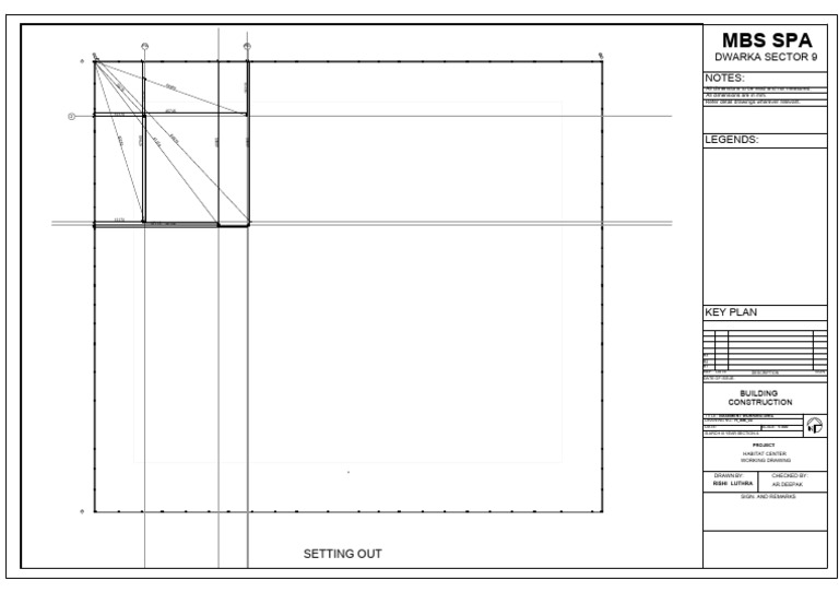 Basement Working Drawing Details | PDF