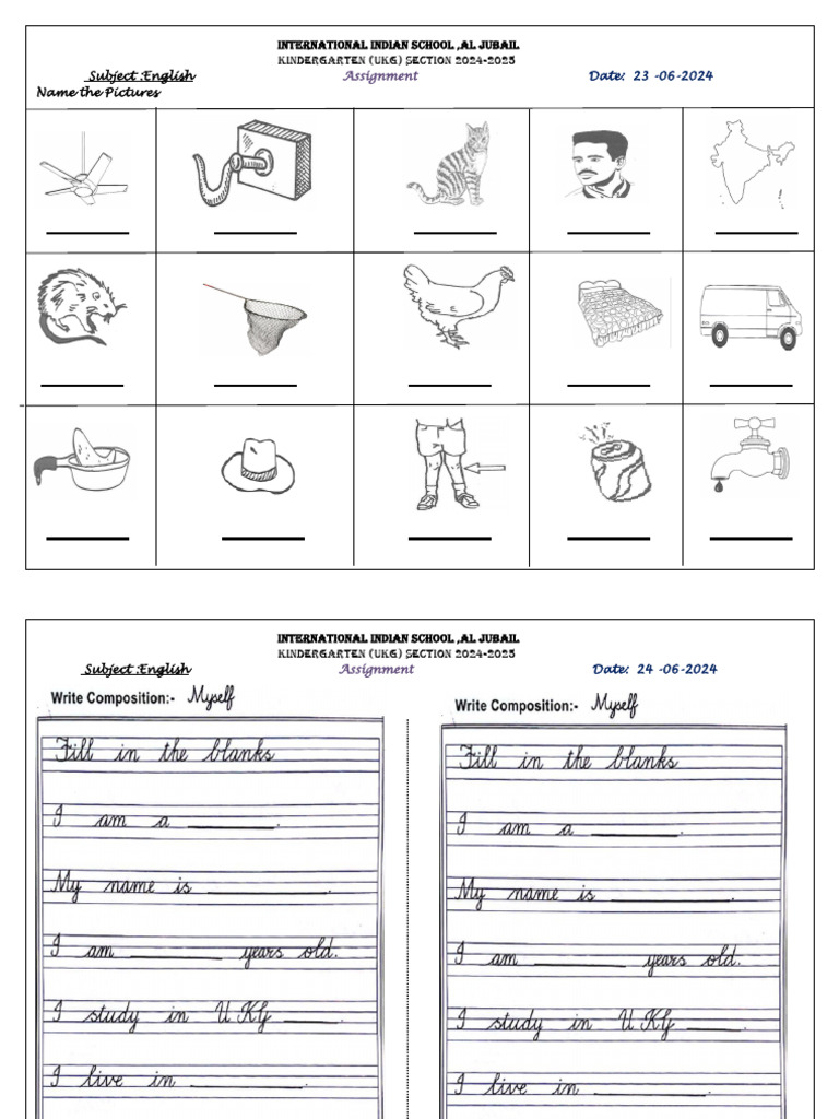 UKG English Assignment | PDF