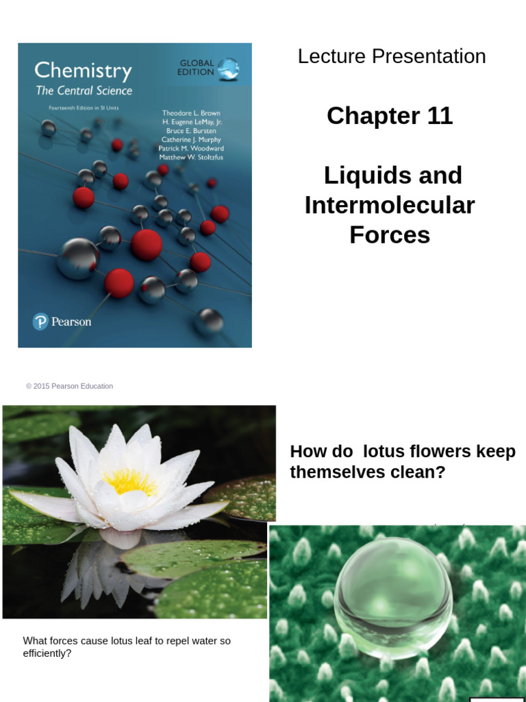 Intermolecular Forces in Liquids and Solids | PDF | Intermolecular ...