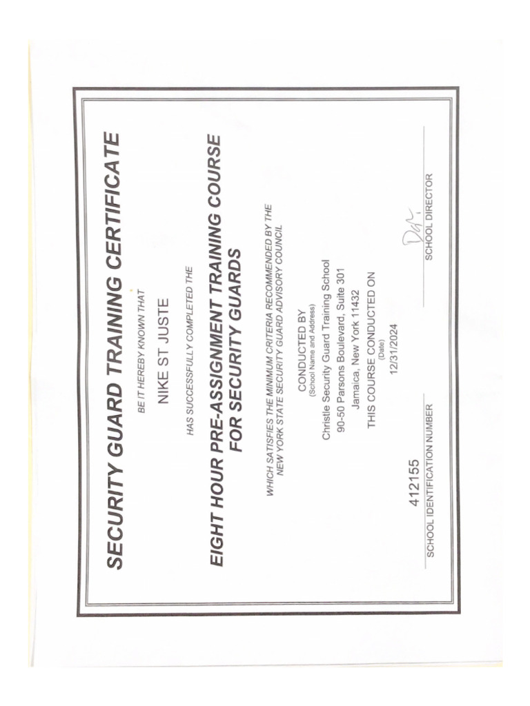 Security Guards | PDF