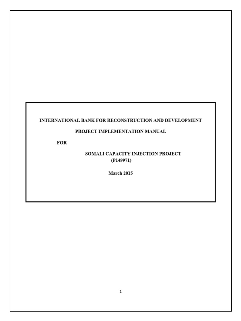 Project implementation manual pim pdf capacity building committee