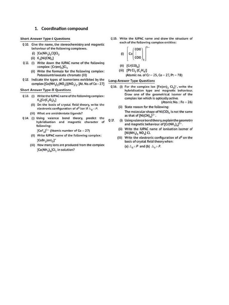 Chemical Compounds and Reactions Guide | PDF