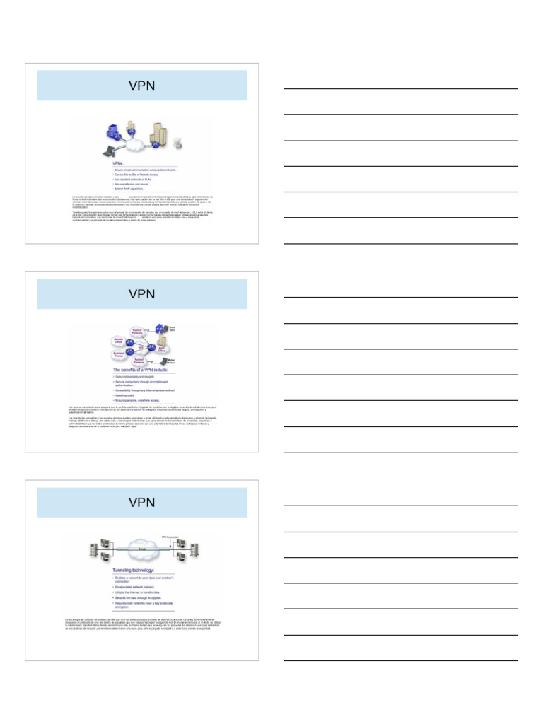 Protocolos y Funciones de VPN | PDF | Red privada virtual | Transport ...