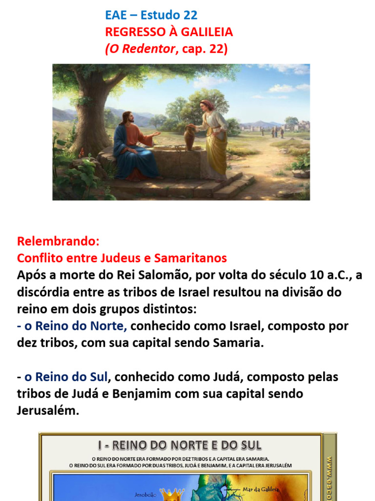 Conflito entre Judeus e Samaritanos | PDF | Samaritanos