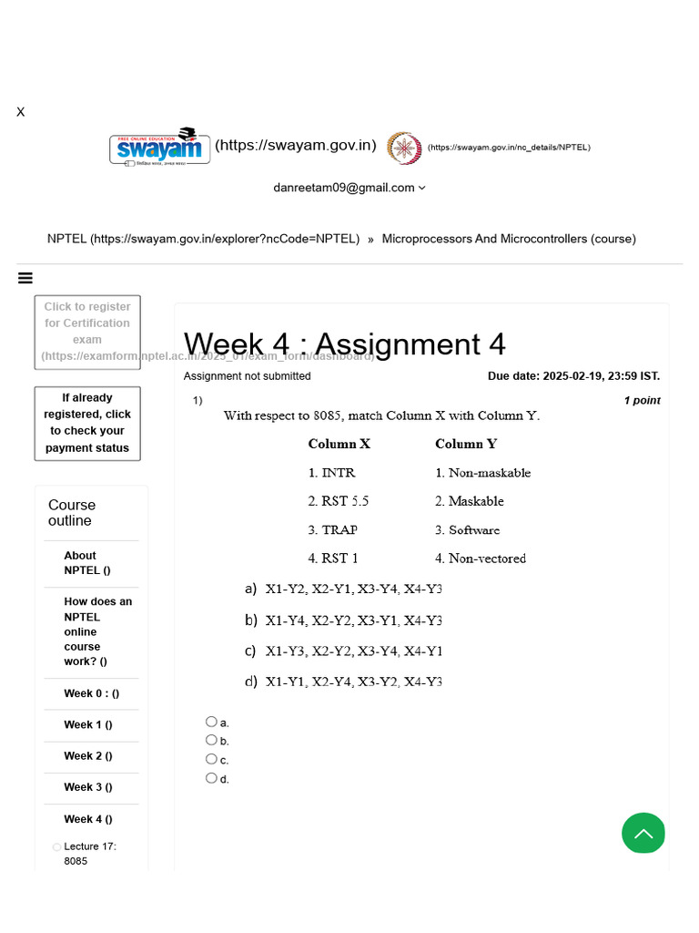 NPTEL Microprocessors Course: 8085 Lecture | PDF | Microprocessor ...