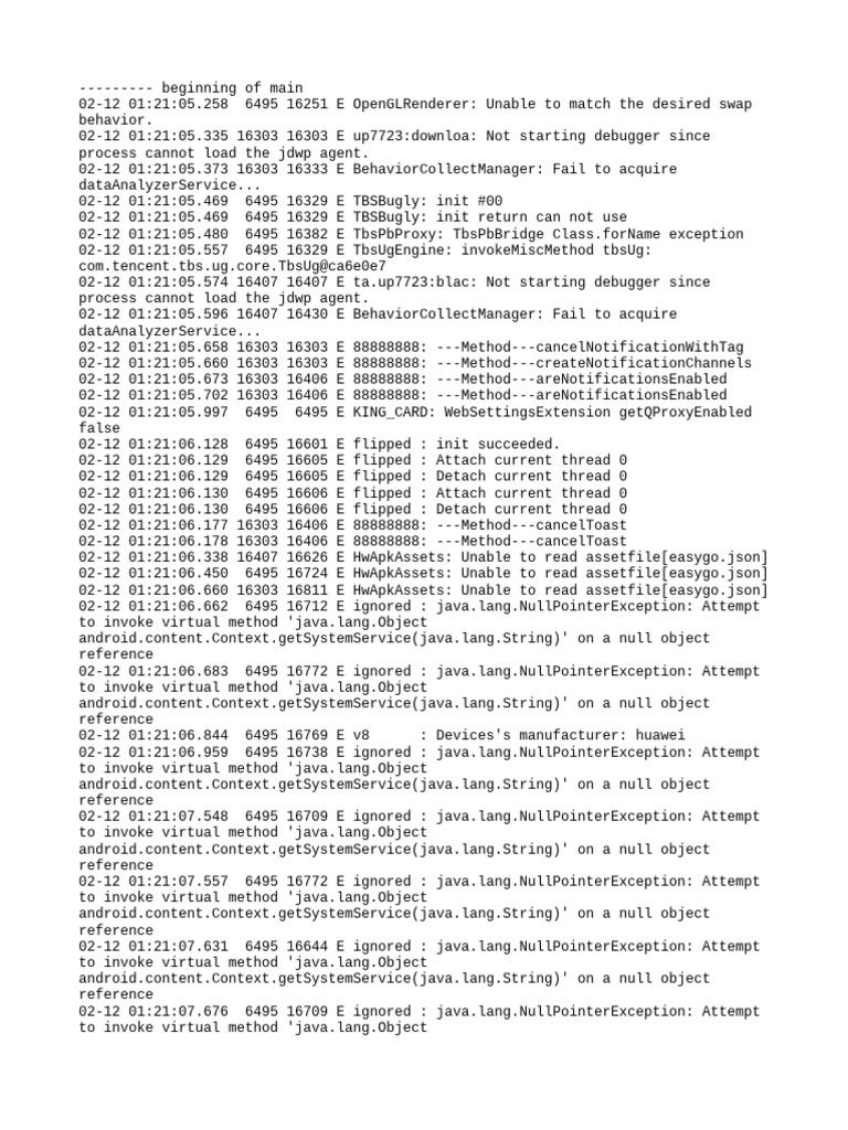 Com - Upgadata.up7723 Logcat | PDF | Computer Programming | Computing