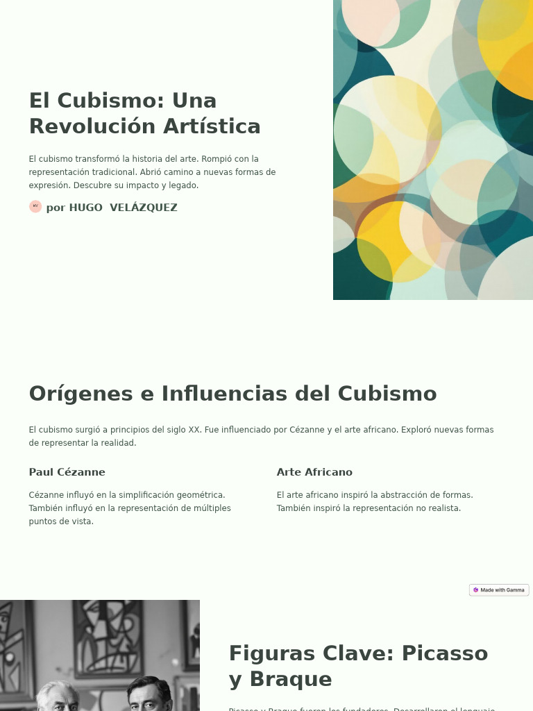 El Cubismo Una Revolucion Artistica | PDF | Cubismo | Arte abstracto