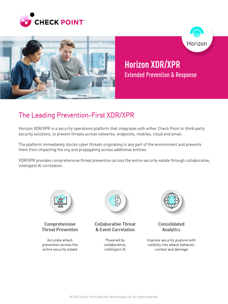 Horizon XDR/XPR: Advanced Threat Prevention | PDF | Cyberwarfare | Security