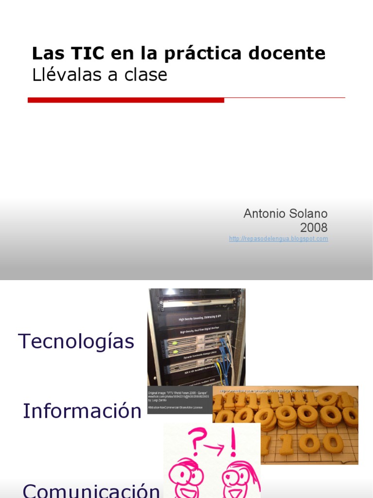 Introducción a las TIC en la docencia | PDF | Tecnología de información ...