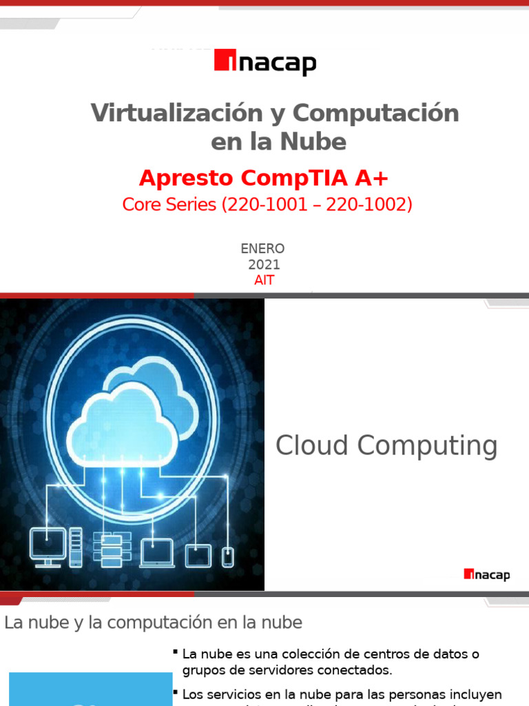 Sesión5-Virtualización y Computación en La Nube | PDF | Computación en ...
