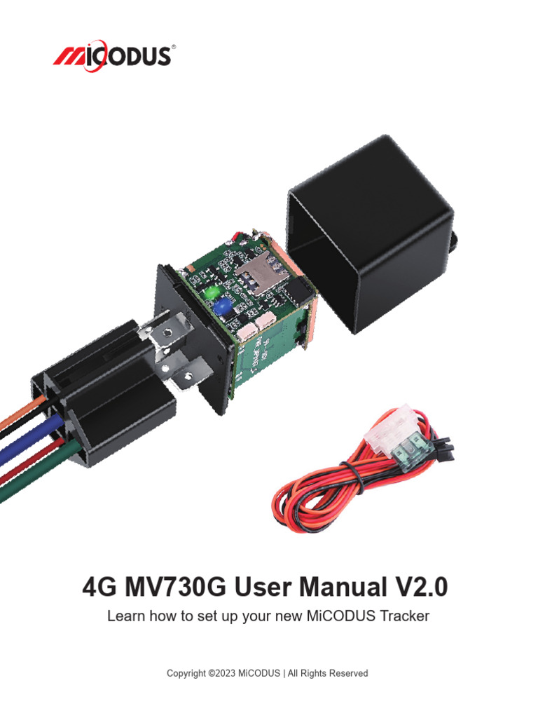MiCODUS MV730G Tracker User Manual | PDF | Google Play | Telecommunications
