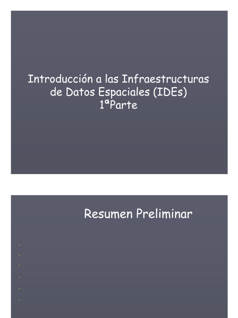 Infraestructura de Datos Espaciales IDEs | PDF | Business | Economias