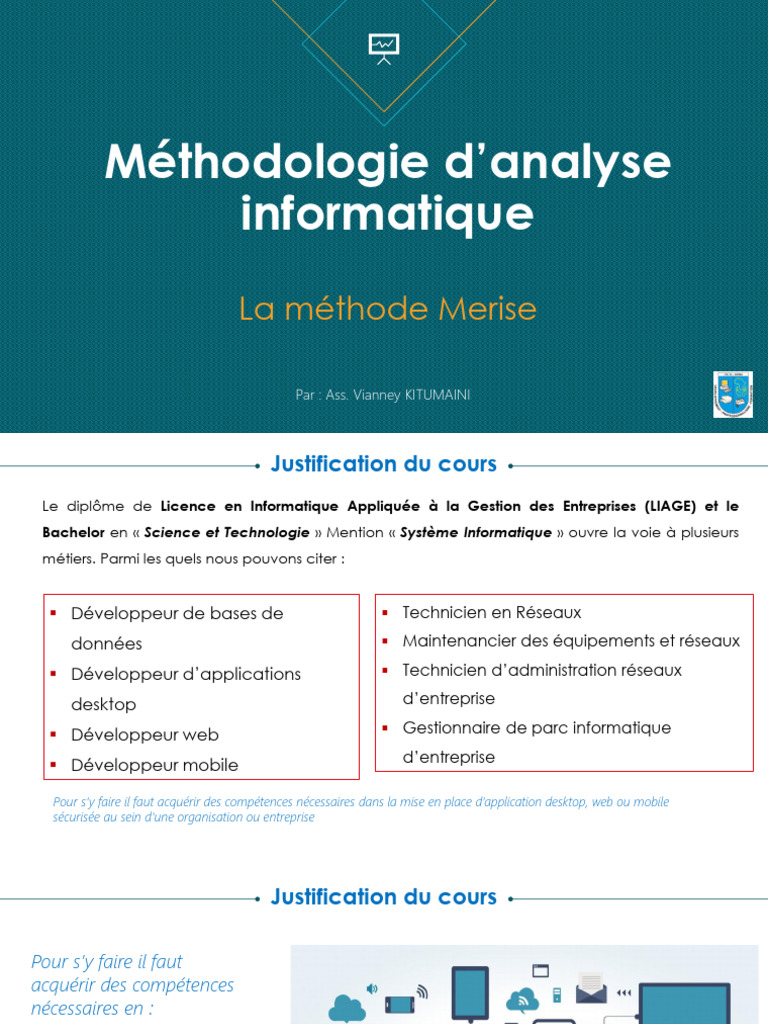 Méthode Merise en Informatique de Gestion | PDF | Système d'information ...