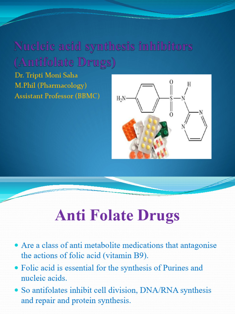 Overview of Anti-Folate Drugs | PDF | Drugs | Clinical Medicine