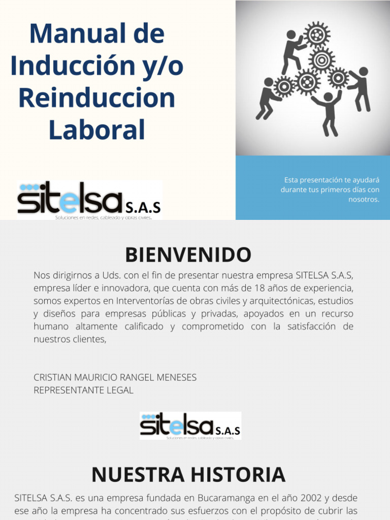 Induccion de Personal 2023 | PDF
