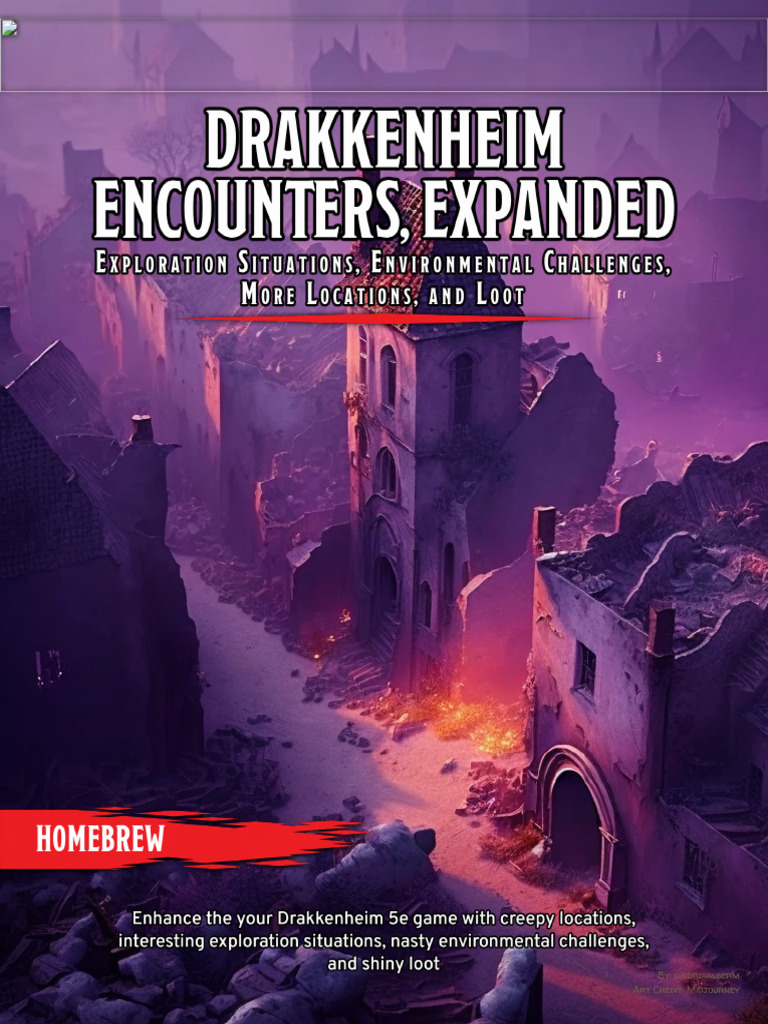 Drakkenheim Random Encounter Guide | PDF
