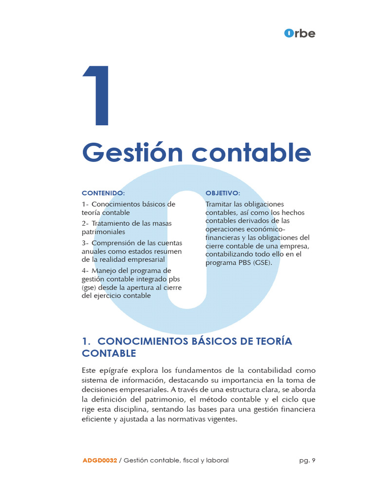Gestión Contable y Patrimonial Empresarial | PDF | Contabilidad | Business