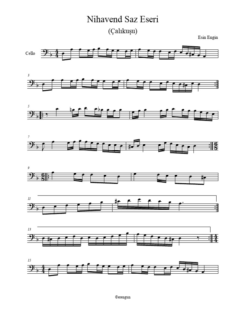 Çalıkuşu Cello | PDF
