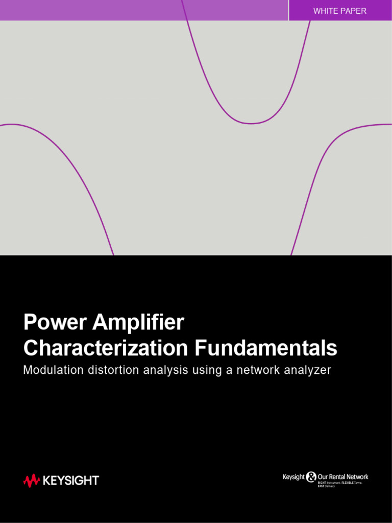 Power-Amplifier-Characterization-Fundamentals | PDF | Distortion ...