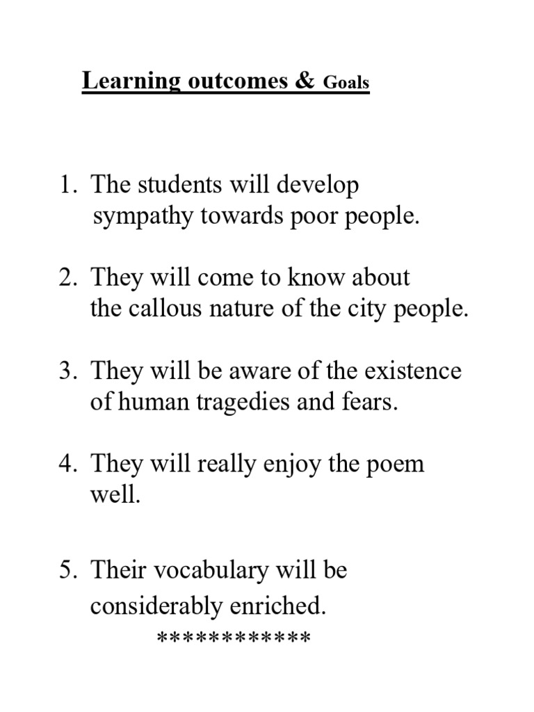 Student Learning Outcomes Overview Pdf